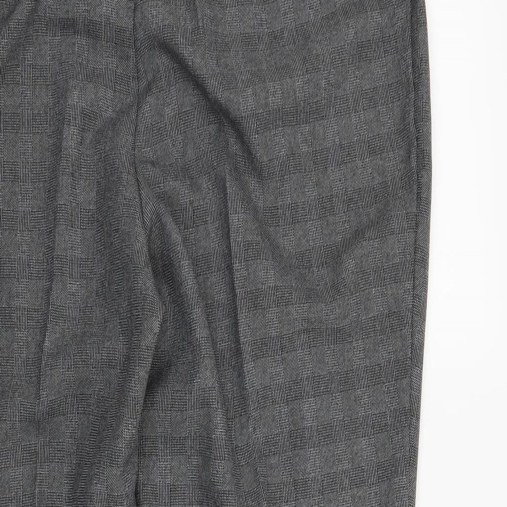 George Womens Grey   Cropped Trousers Size 16 L26 in