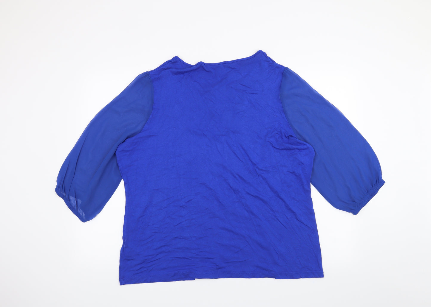 M&S  Womens Blue   Basic Blouse Size 20