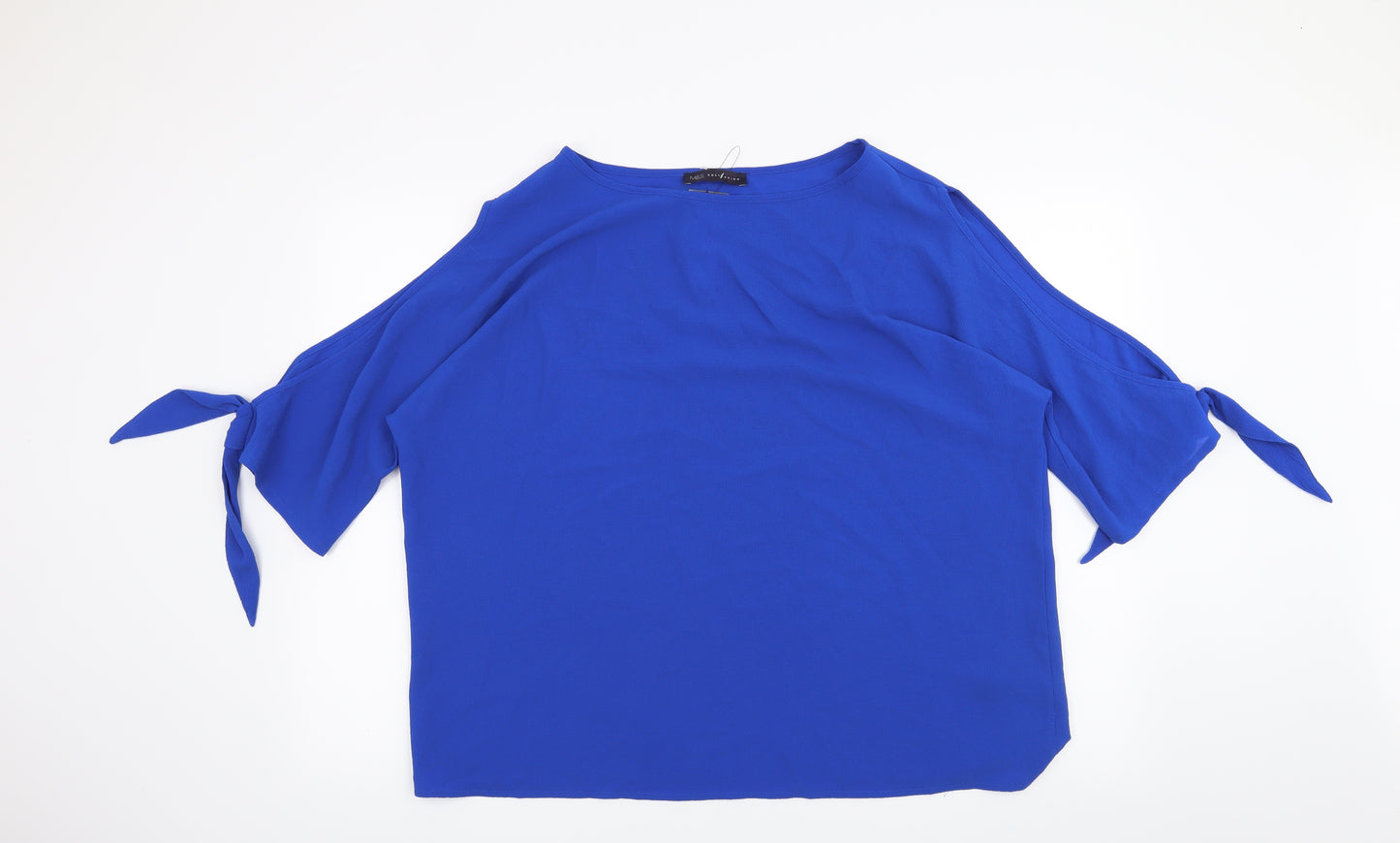 M&S  Womens Blue   Basic Blouse Size 18