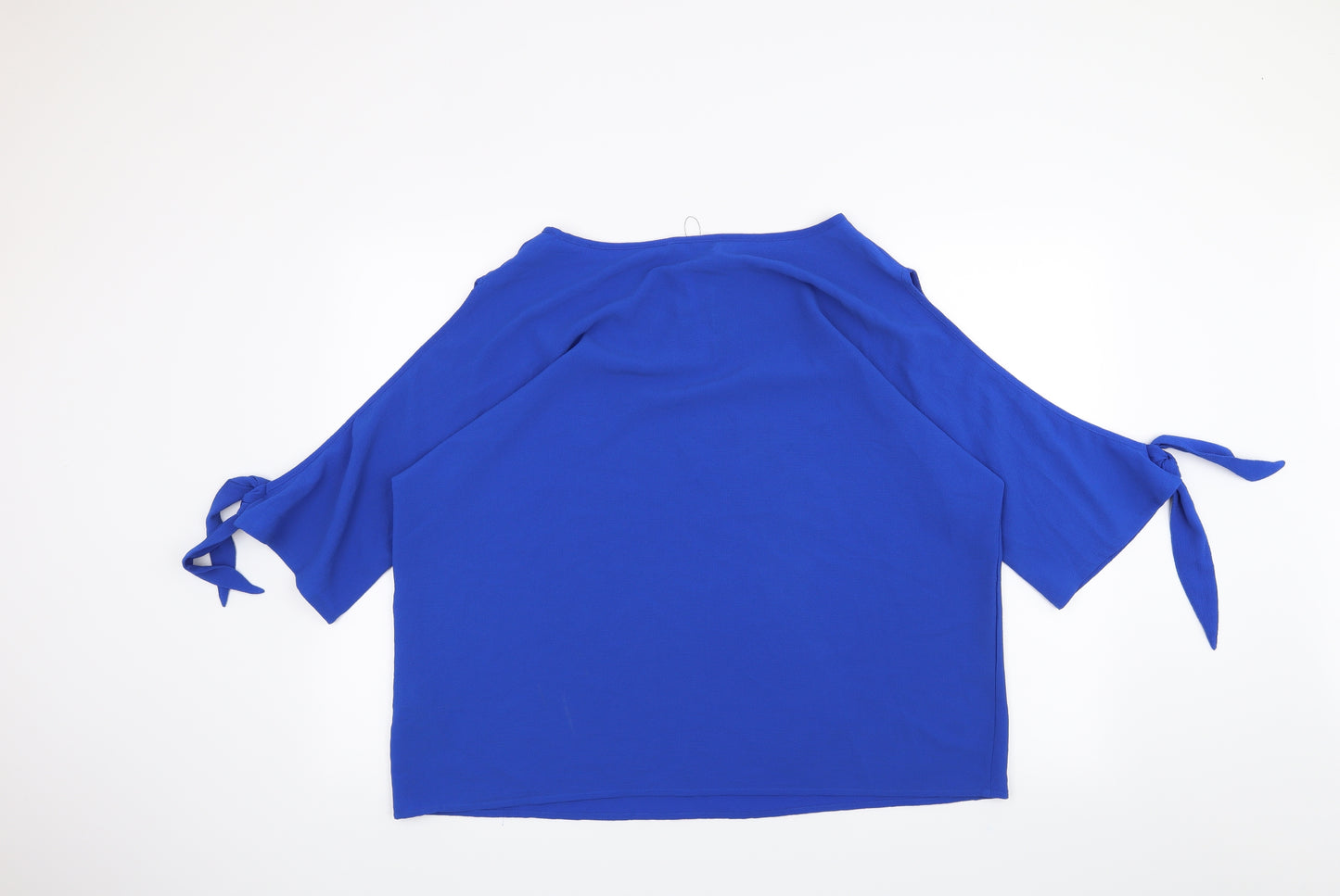 M&S  Womens Blue   Basic Blouse Size 18