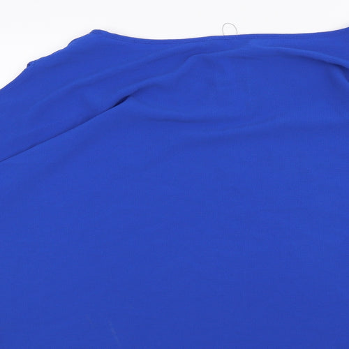 M&S  Womens Blue   Basic Blouse Size 18