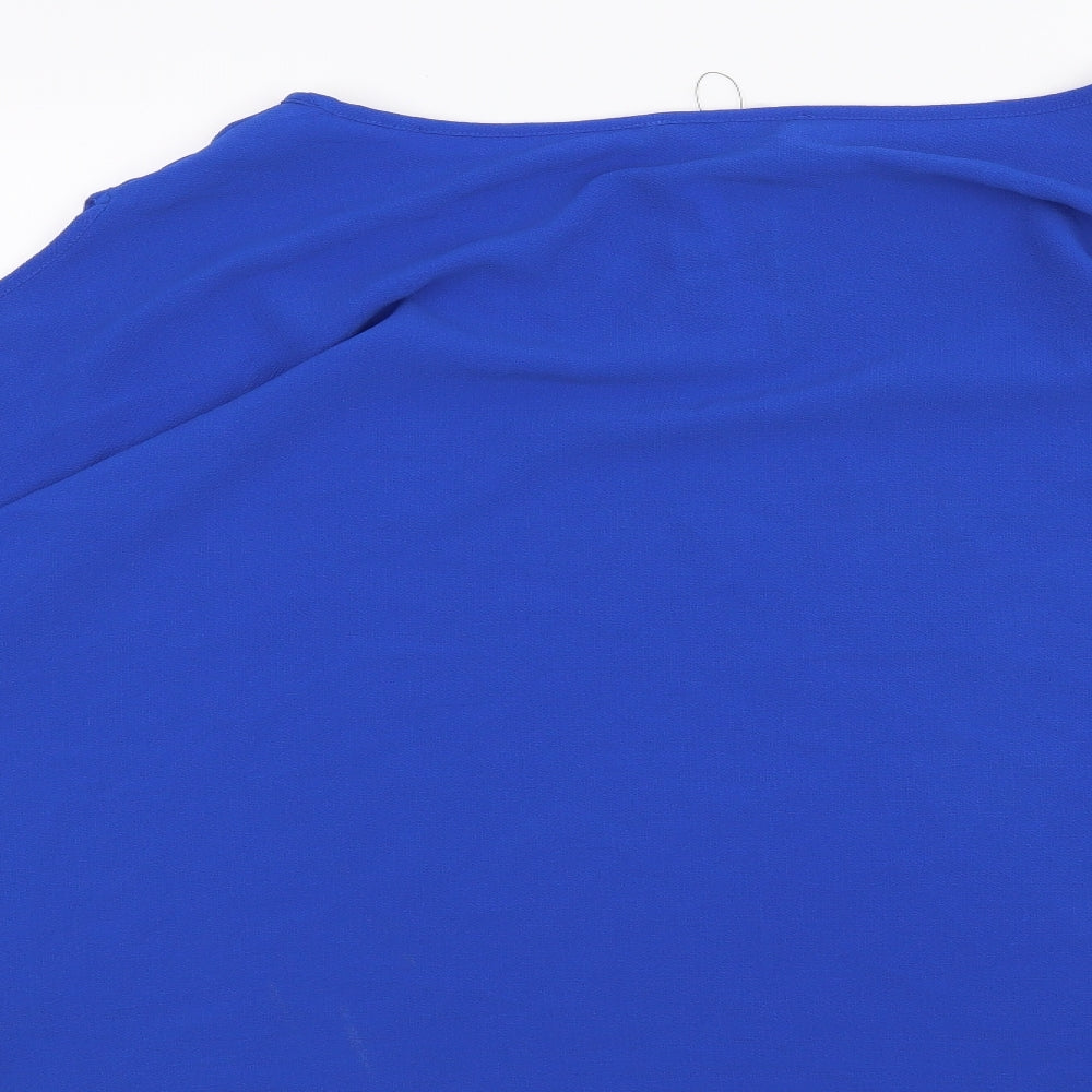 M&S  Womens Blue   Basic Blouse Size 18