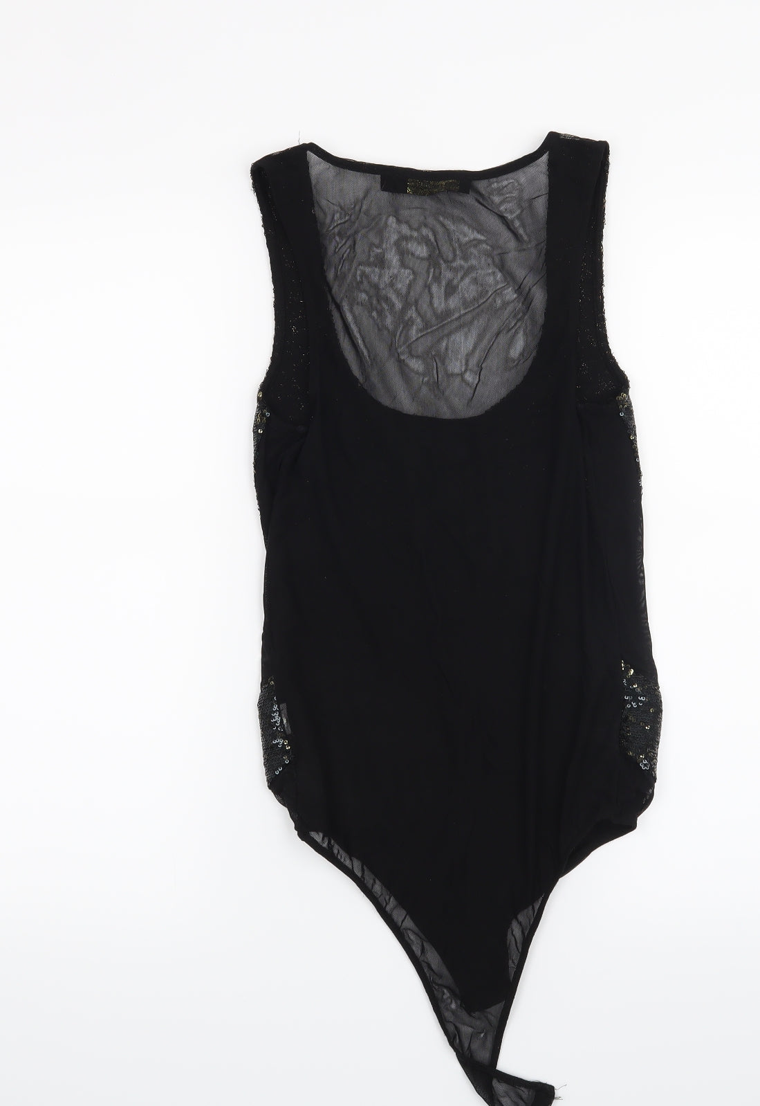 Bershka Womens Black   Bodysuit One-Piece Size L