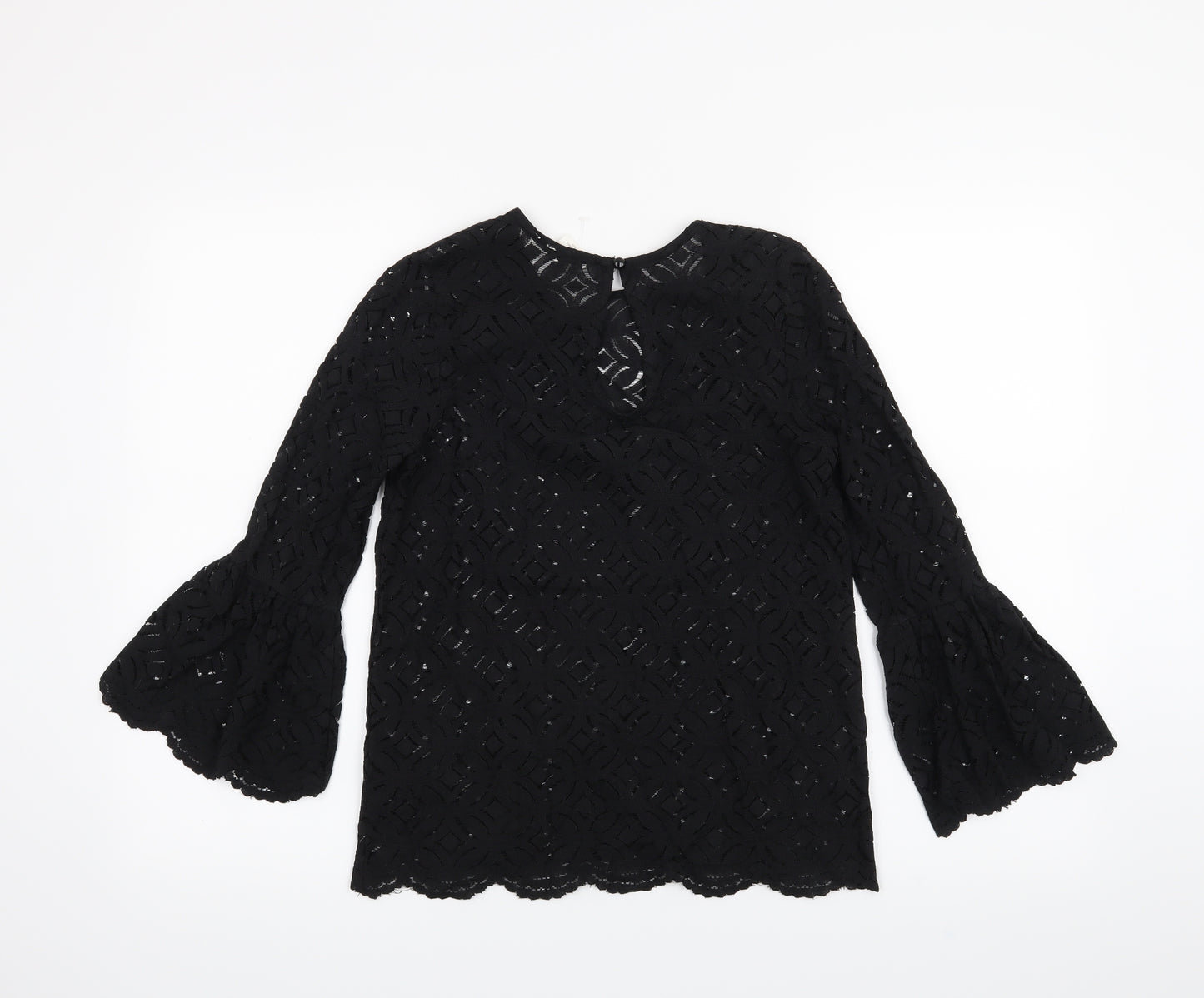 H&M Womens Black   Basic Blouse Size XS