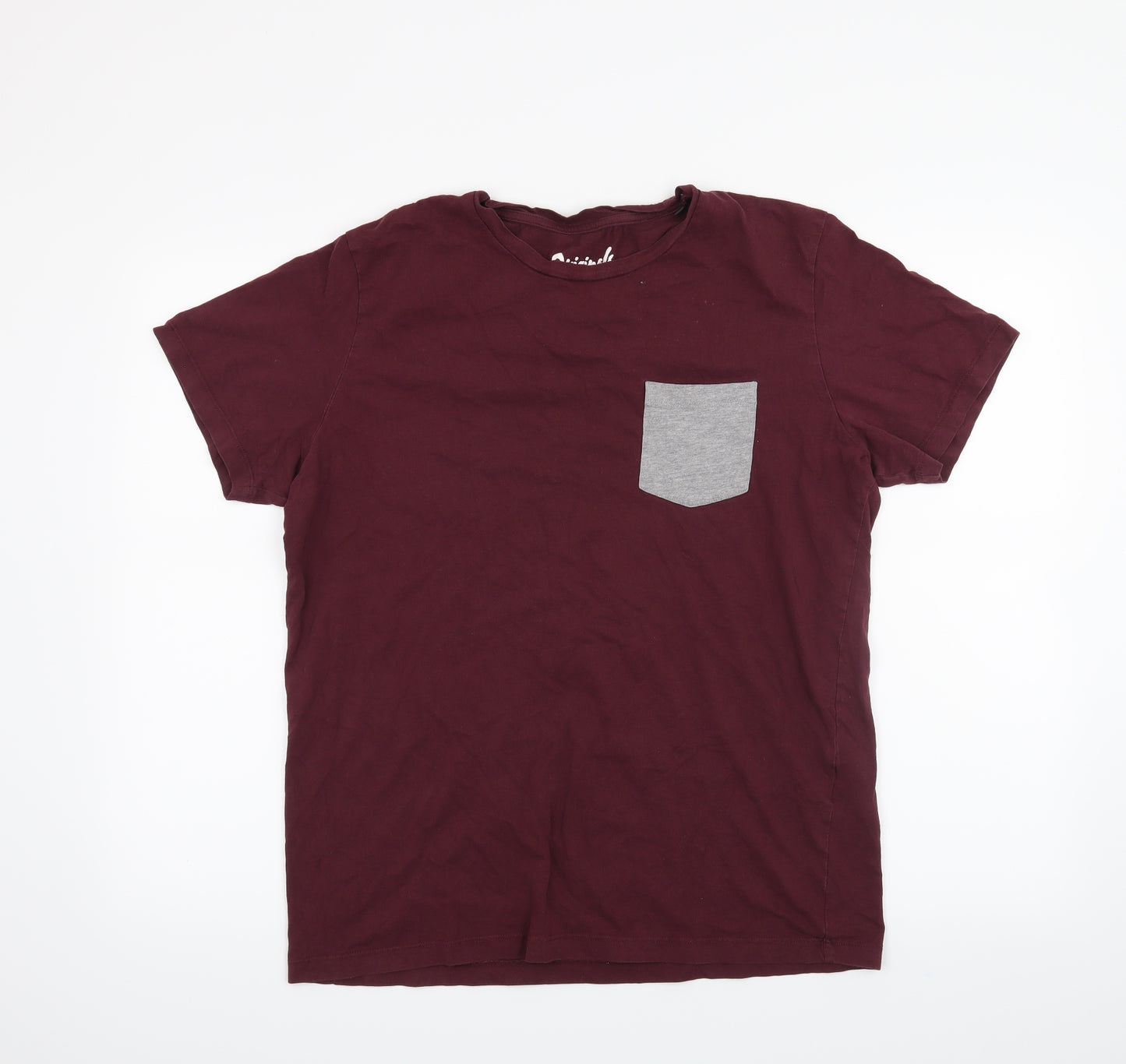 Jack Jones Mens Purple    T-Shirt Size S