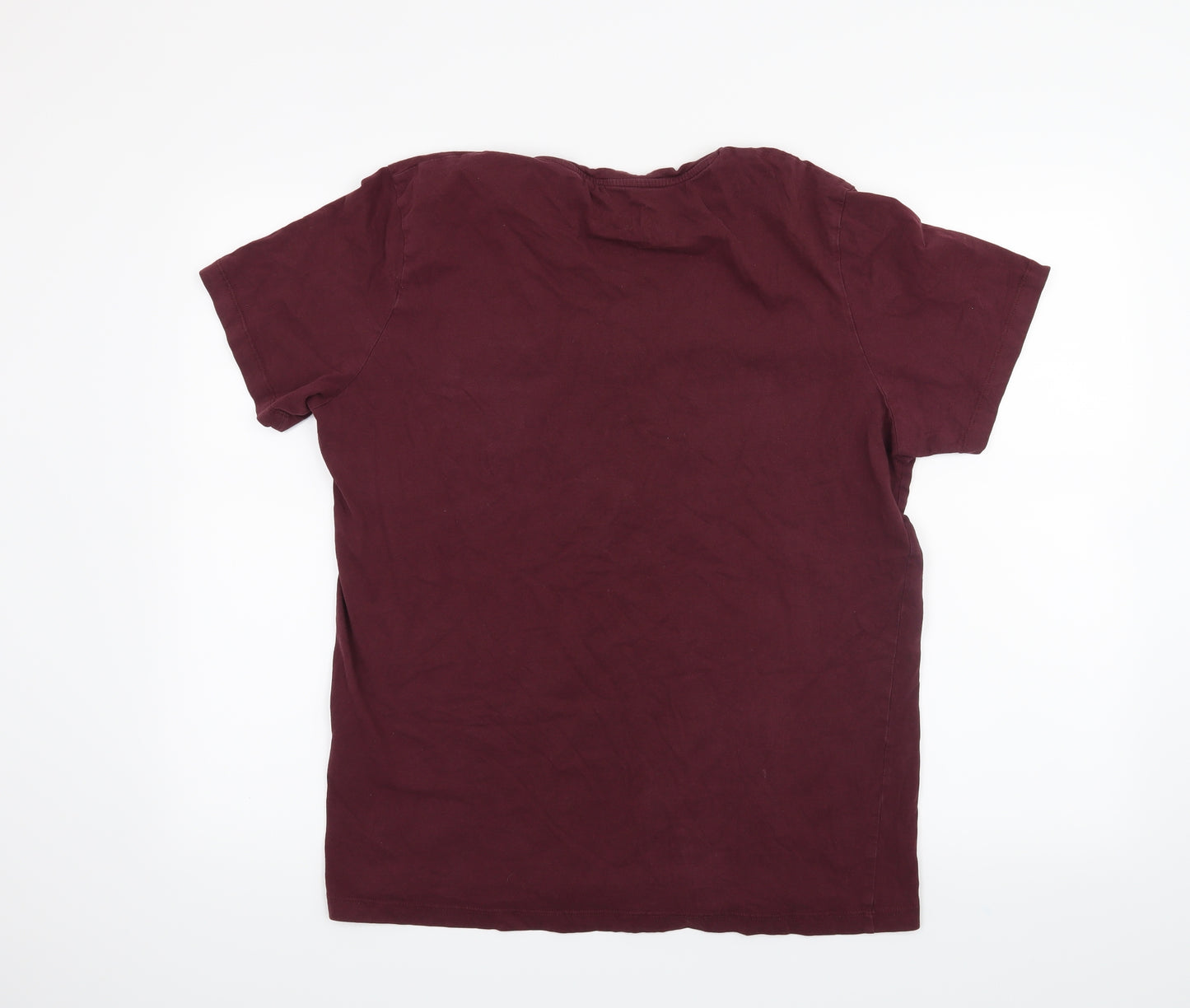 Jack Jones Mens Purple    T-Shirt Size S