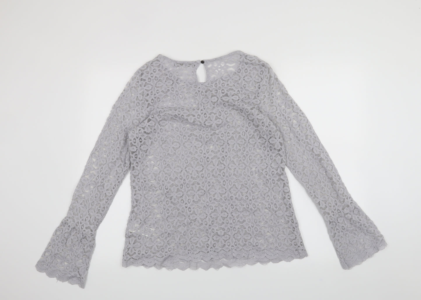 M&S  Womens Grey   Basic Blouse Size 16