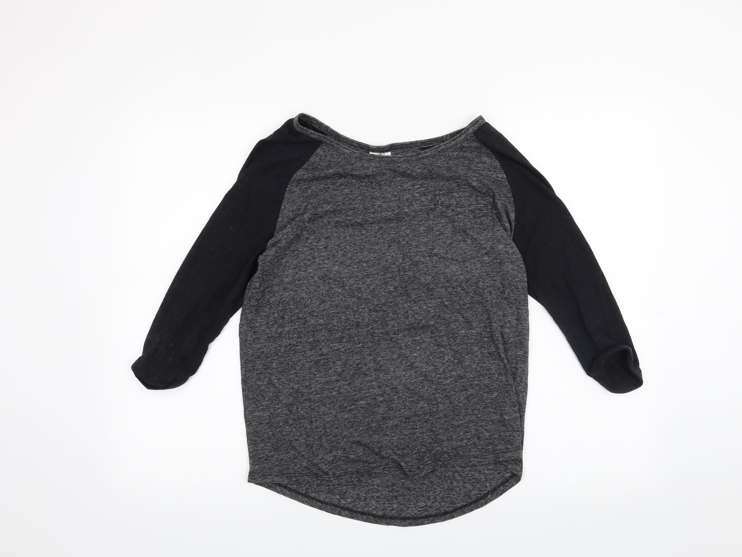 H&M Womens Grey   Basic T-Shirt Size S