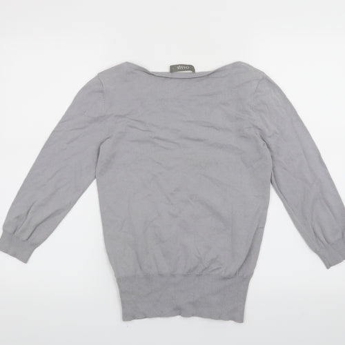Oasis Womens Grey   Pullover Jumper Size S