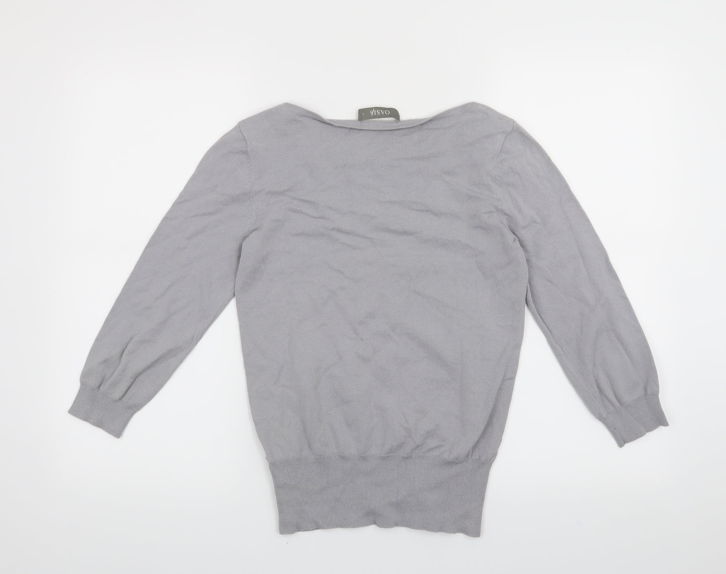 Oasis Womens Grey   Pullover Jumper Size S