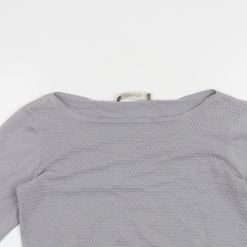 Oasis Womens Grey   Pullover Jumper Size S