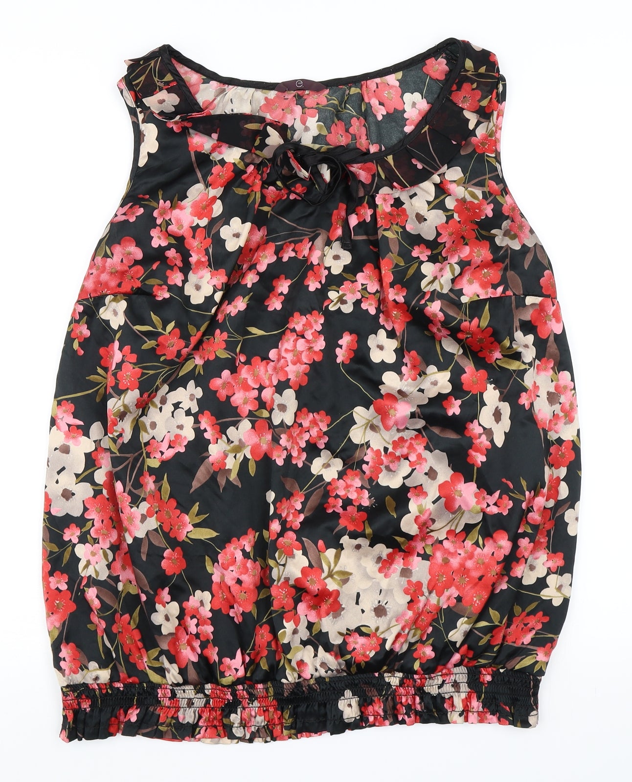 Evans Womens Pink Floral  Basic Tank Size 20