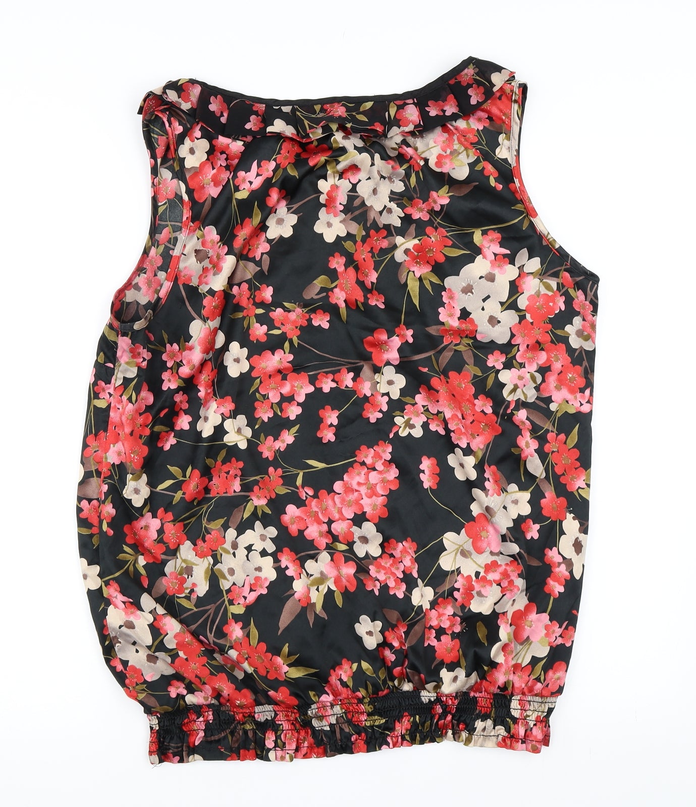 Evans Womens Pink Floral  Basic Tank Size 20
