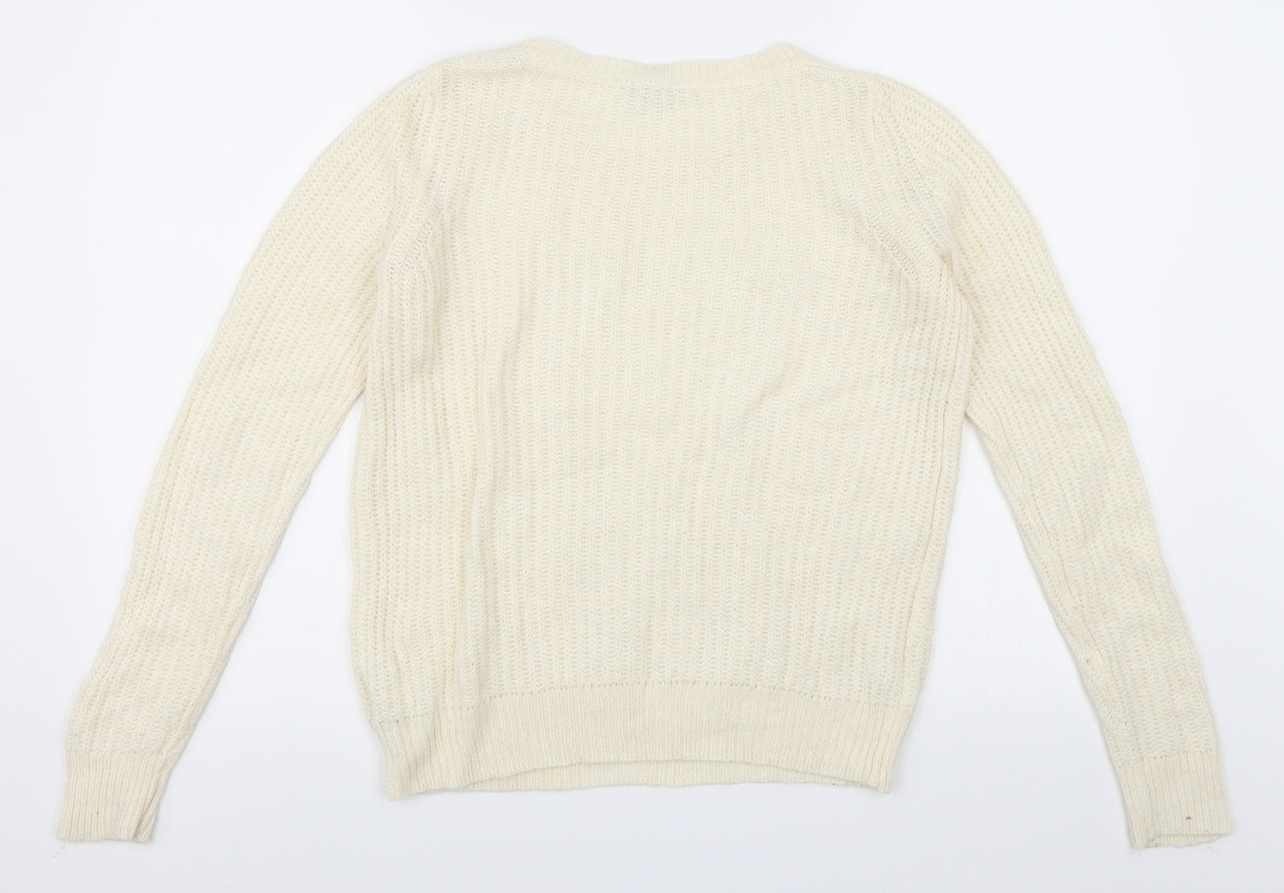 NEXT Womens White   Pullover Jumper Size 8