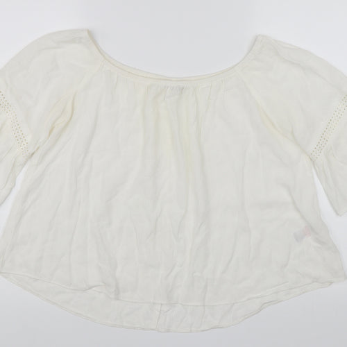 Miss Selfridge Womens White   Basic Blouse Size 12