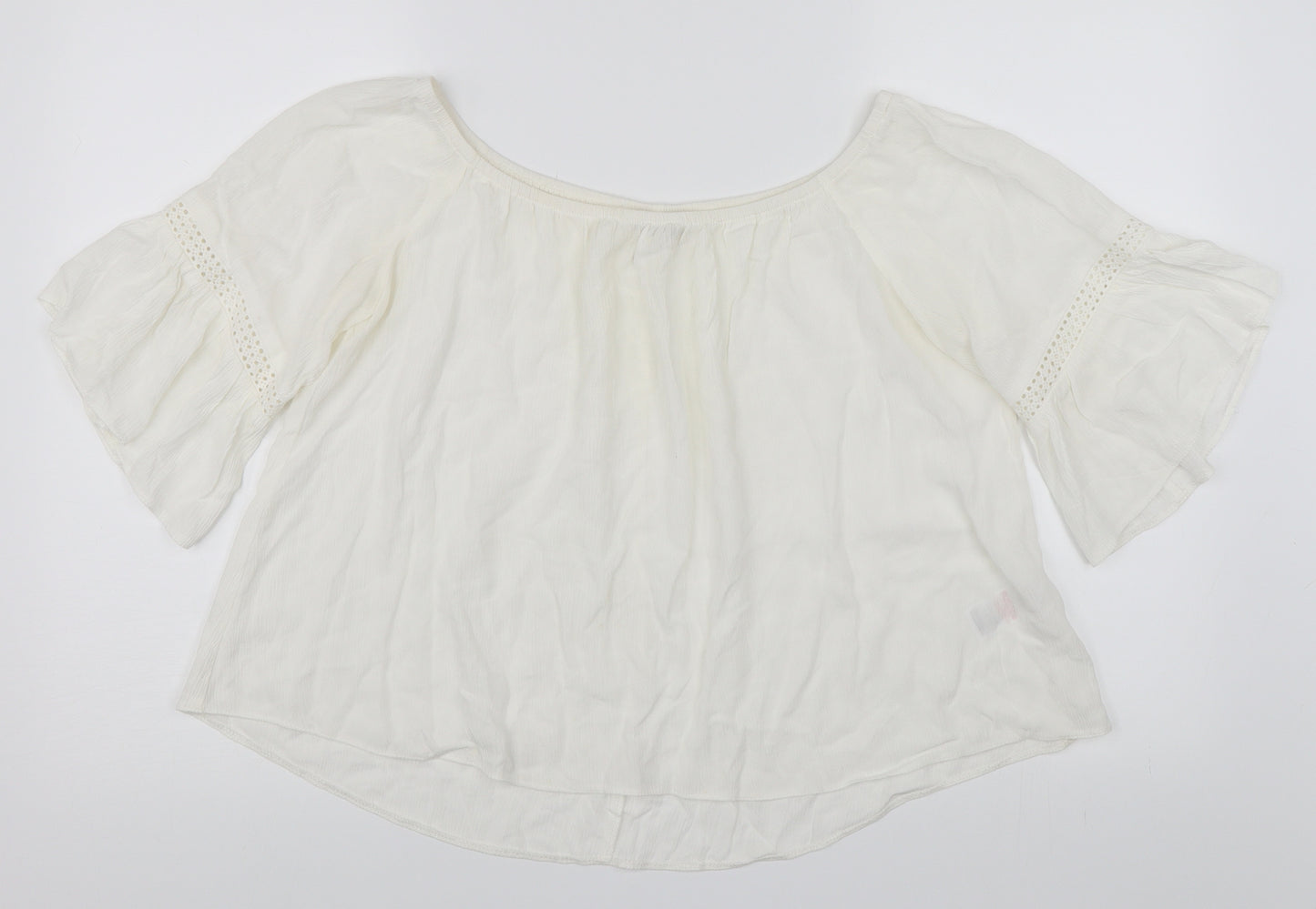 Miss Selfridge Womens White   Basic Blouse Size 12