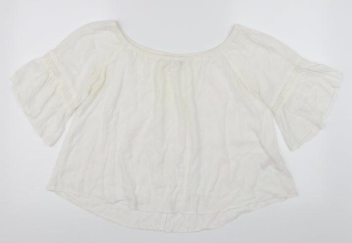 Miss Selfridge Womens White   Basic Blouse Size 12