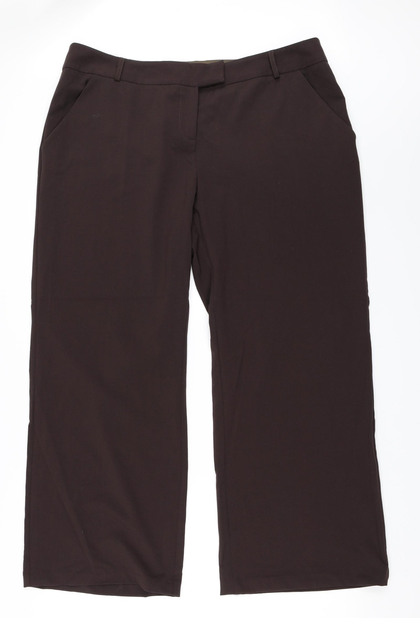John Rocha Womens Brown   Trousers  Size 20 L30 in