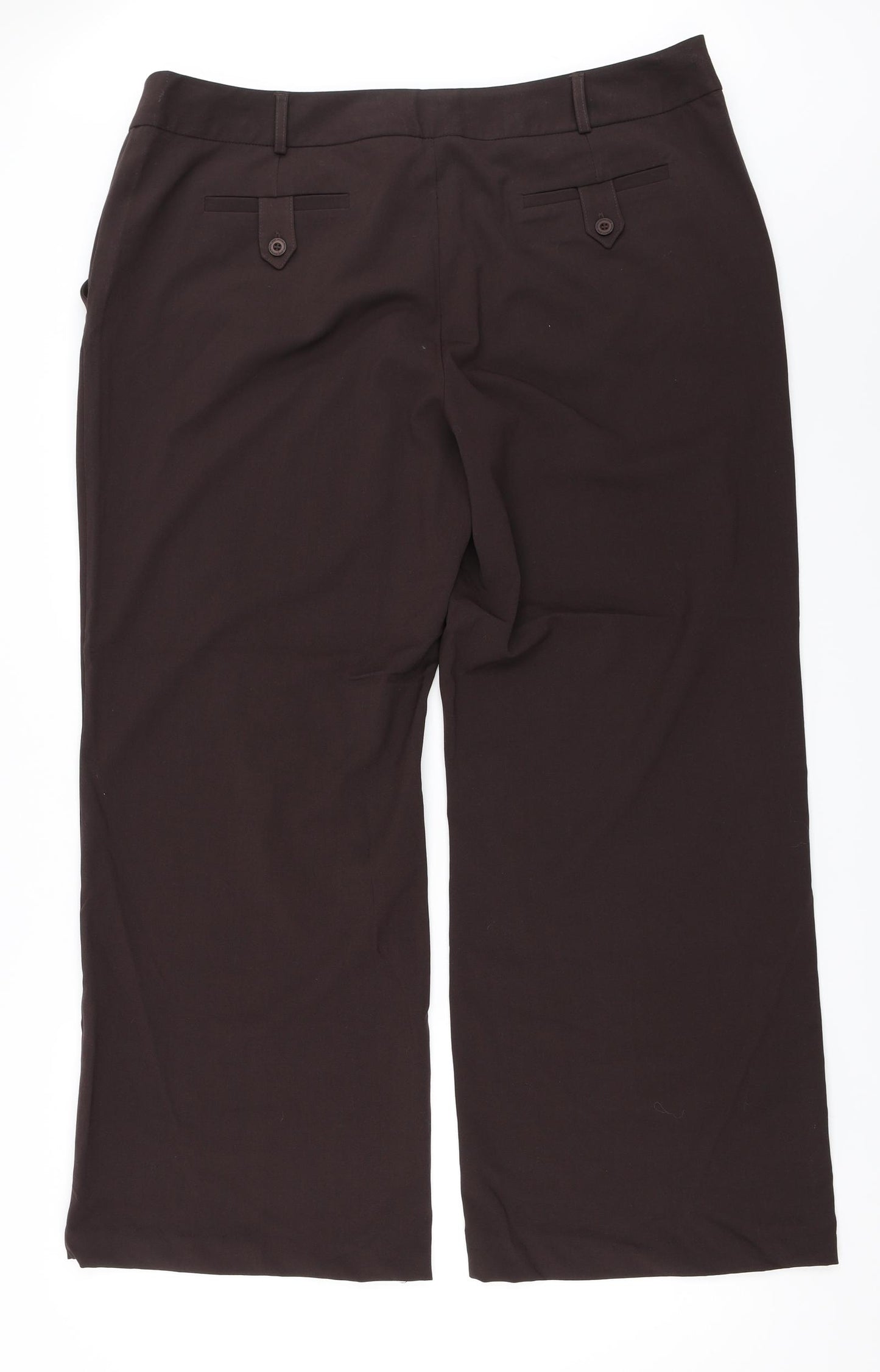 John Rocha Womens Brown   Trousers  Size 20 L30 in