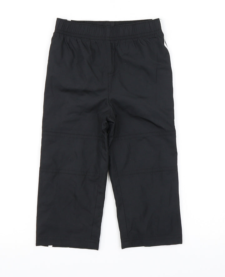 Jumping Beans Boys Black   Jogger Trousers Size 2 Years