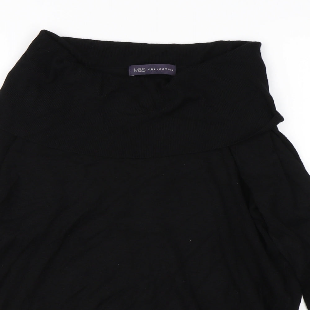 Marks and Spencer Womens Black   Pullover Jumper Size 12
