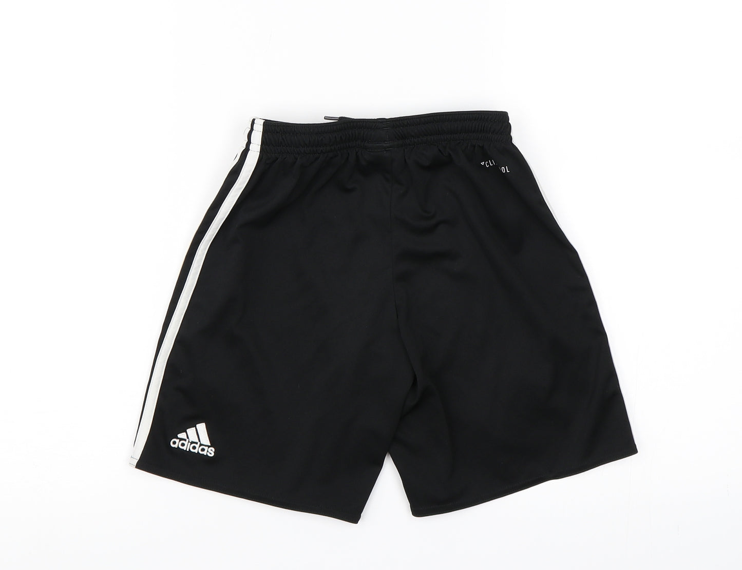 adidas Boys Black   Sweat Shorts Size 9-10 Years - Manchester United