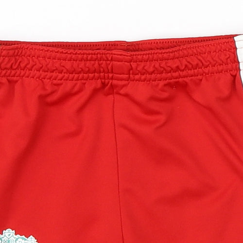 adidas Baby Red   Cropped Trousers Size 12-18 Months  - Liverpool FC