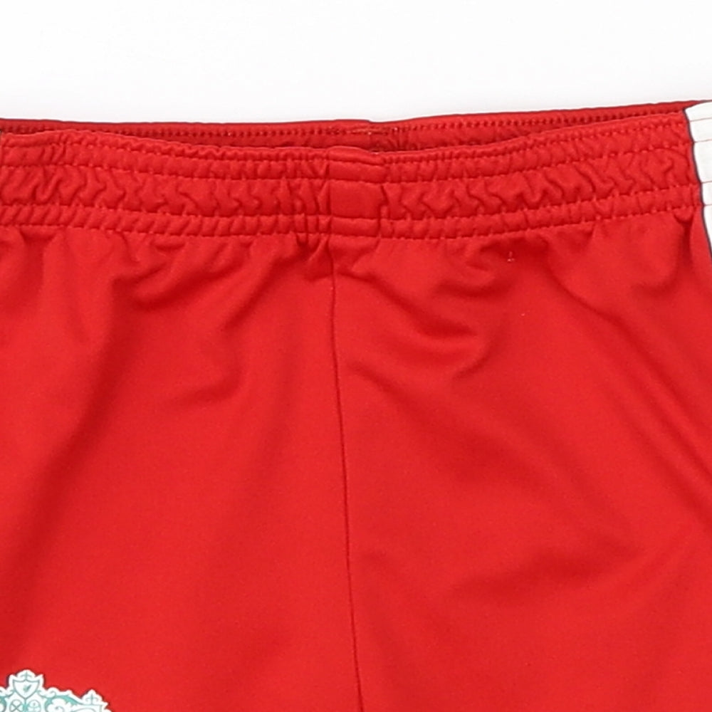 adidas Baby Red   Cropped Trousers Size 12-18 Months  - Liverpool FC