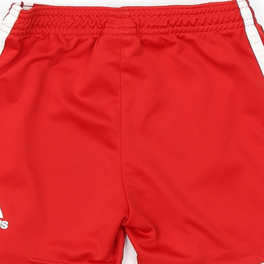 adidas Baby Red   Cropped Trousers Size 12-18 Months  - Liverpool FC
