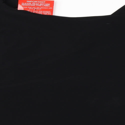 For Women Womens Black   Basic T-Shirt Size 26