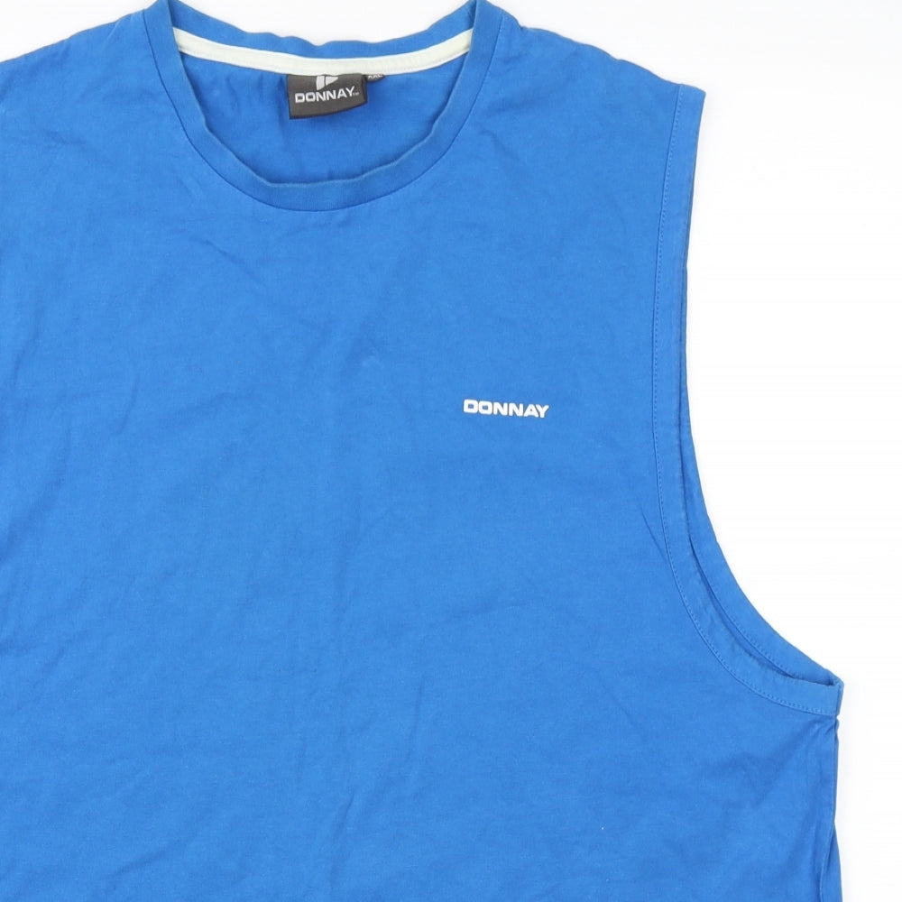 Donnay Mens Blue    T-Shirt Size 2XL