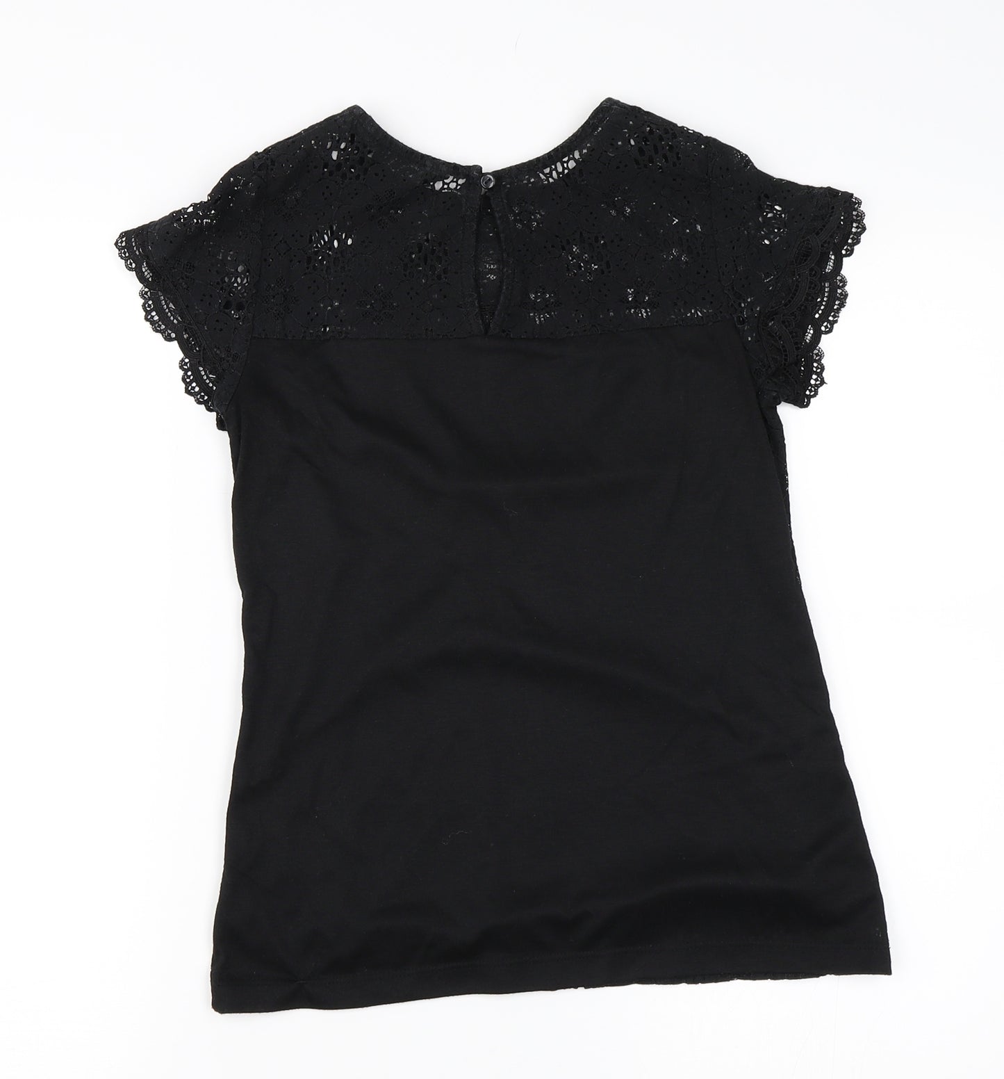 Dorothy Perkins Womens Black   Basic T-Shirt Size 8