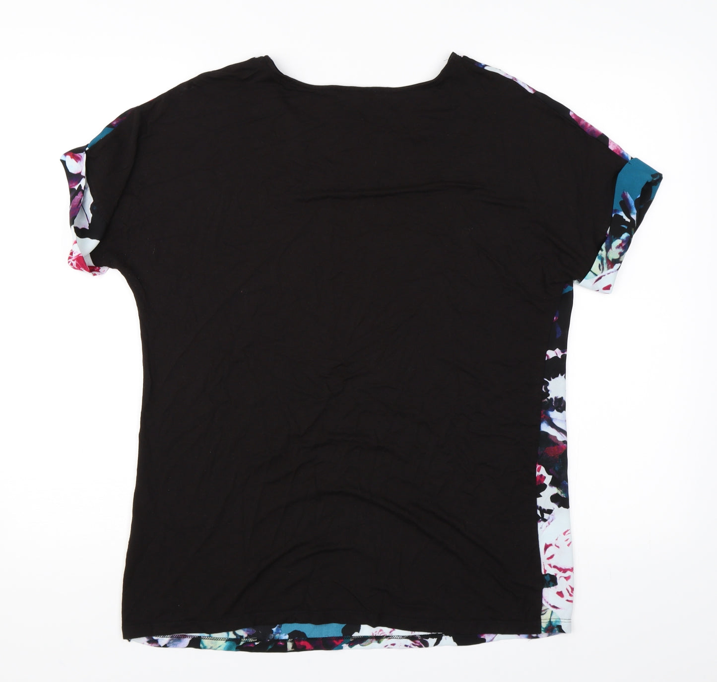 Papaya Womens Multicoloured Floral  Basic T-Shirt Size 14