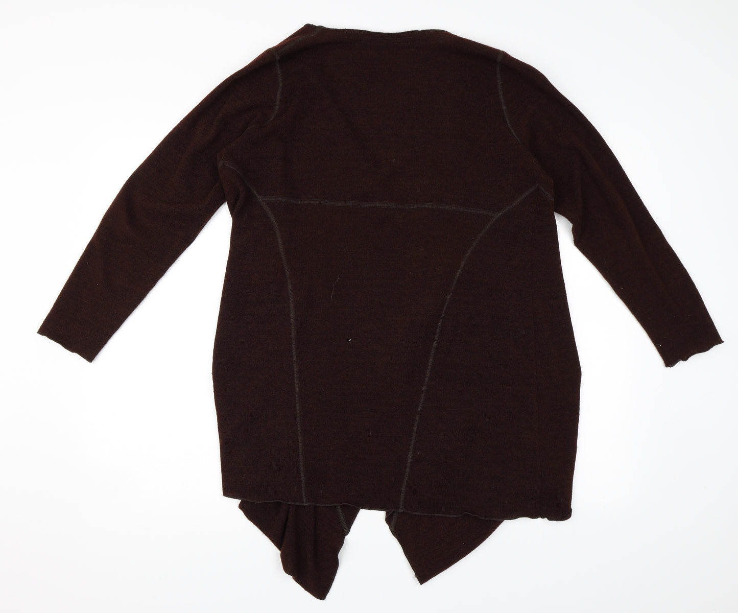 Alain Weiz Womens Brown   Cardigan Jumper Size 16