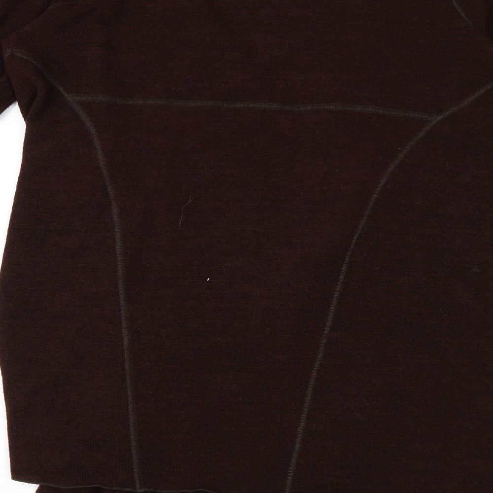 Alain Weiz Womens Brown   Cardigan Jumper Size 16