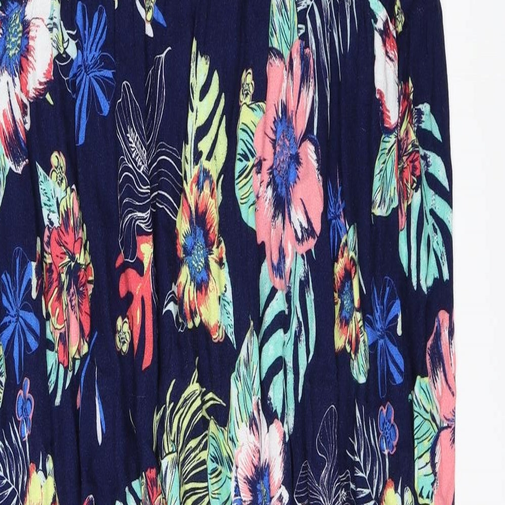 George Womens Multicoloured Floral  Maxi  Size 24  - Slit on both legs