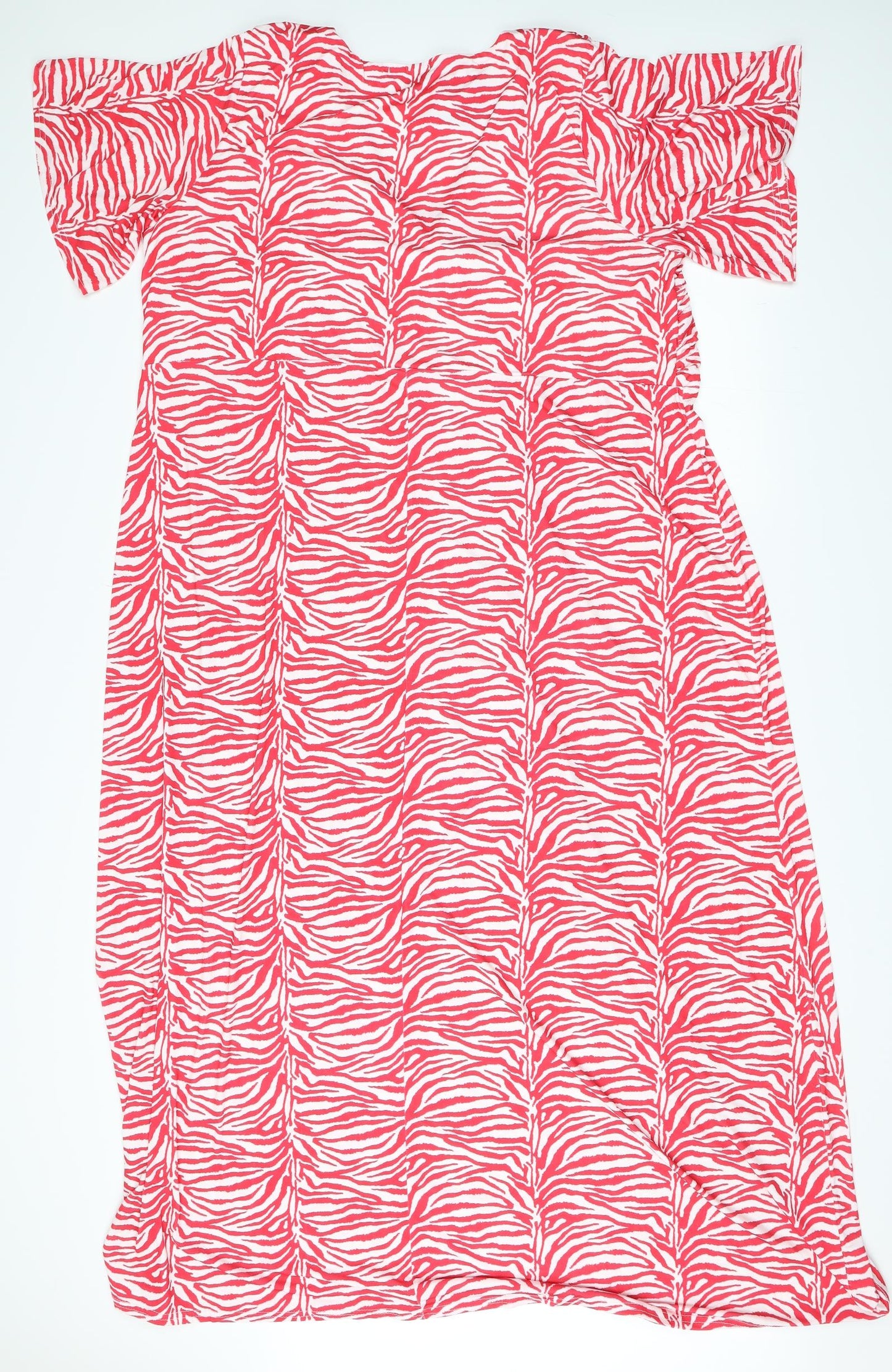 Araya Womens Red Animal Print  Maxi  Size 24