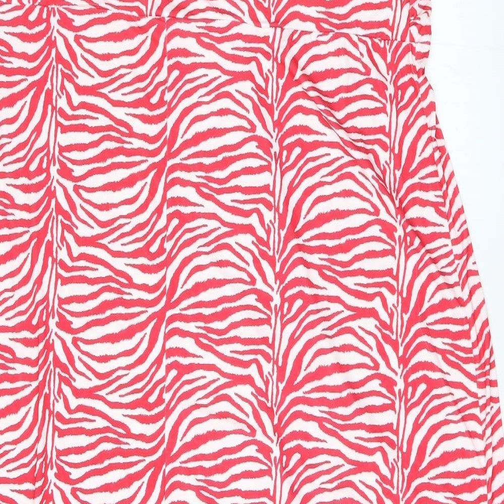 Araya Womens Red Animal Print  Maxi  Size 24
