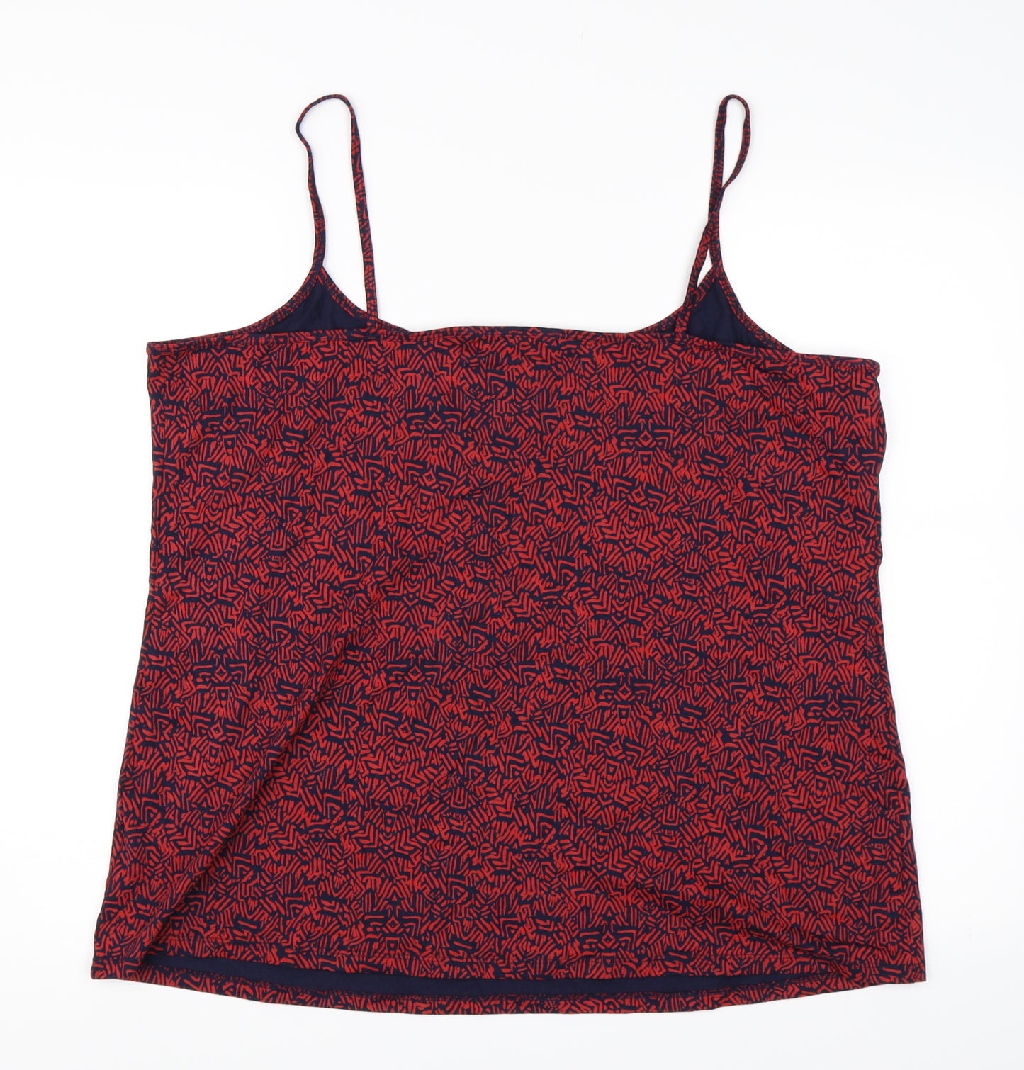 NEXT Womens Red Geometric  Camisole Tank Size 24