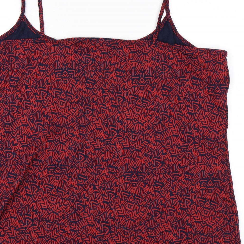 NEXT Womens Red Geometric  Camisole Tank Size 24