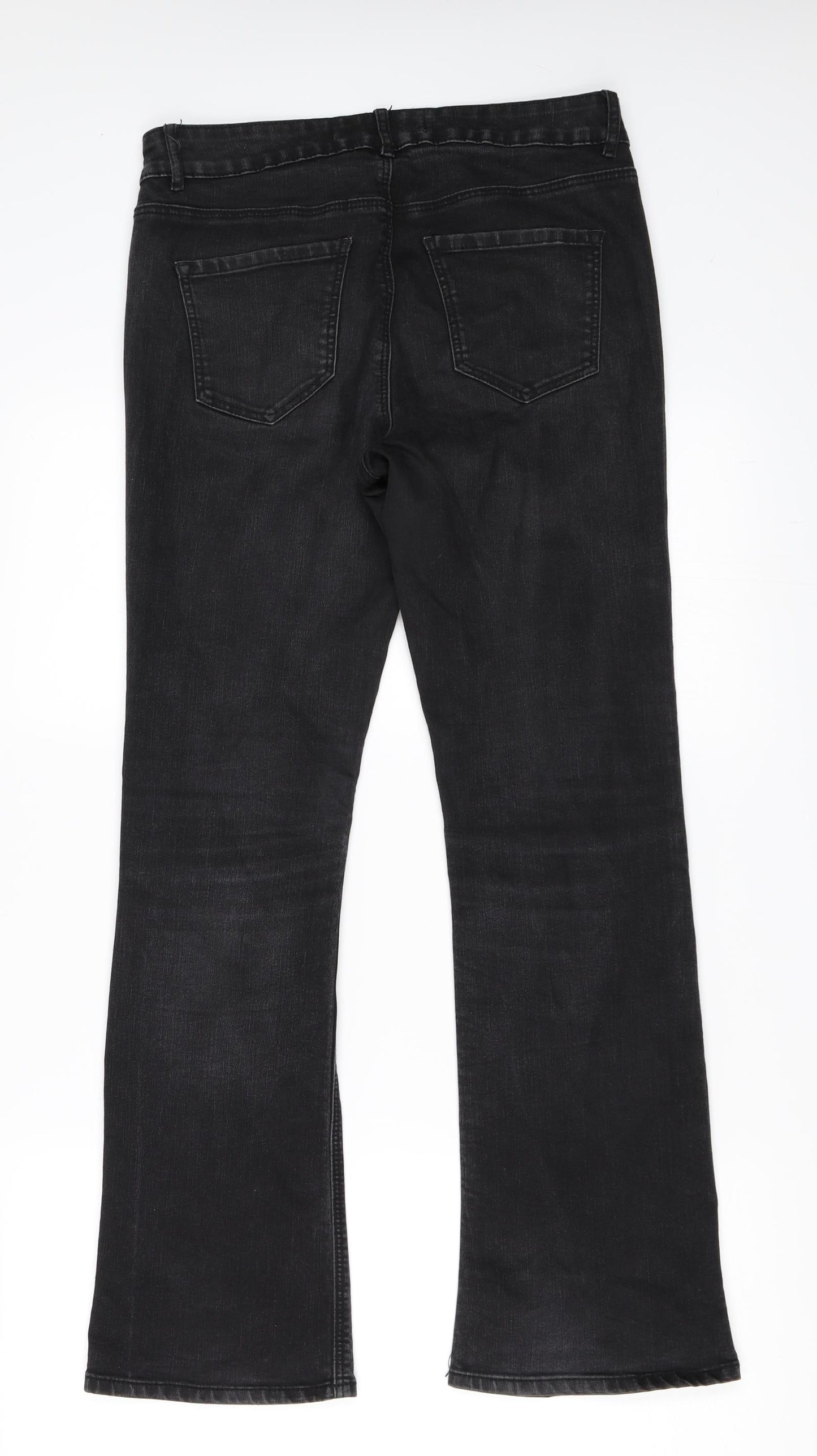 George Womens Black   Bootcut Jeans Size 10 L29 in