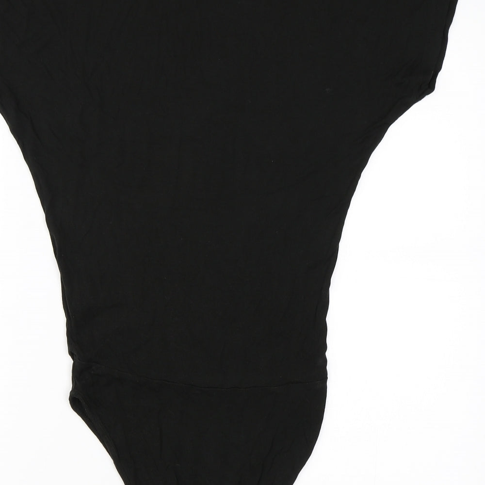 Topshop Womens Black   Basic T-Shirt Size 8  - Bodysuit