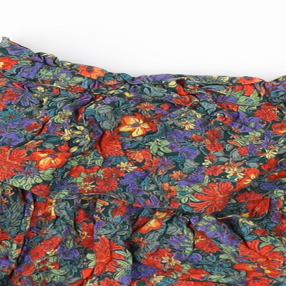 NEXT Girls Multicoloured Floral  Mini Skirt Size 5 Years