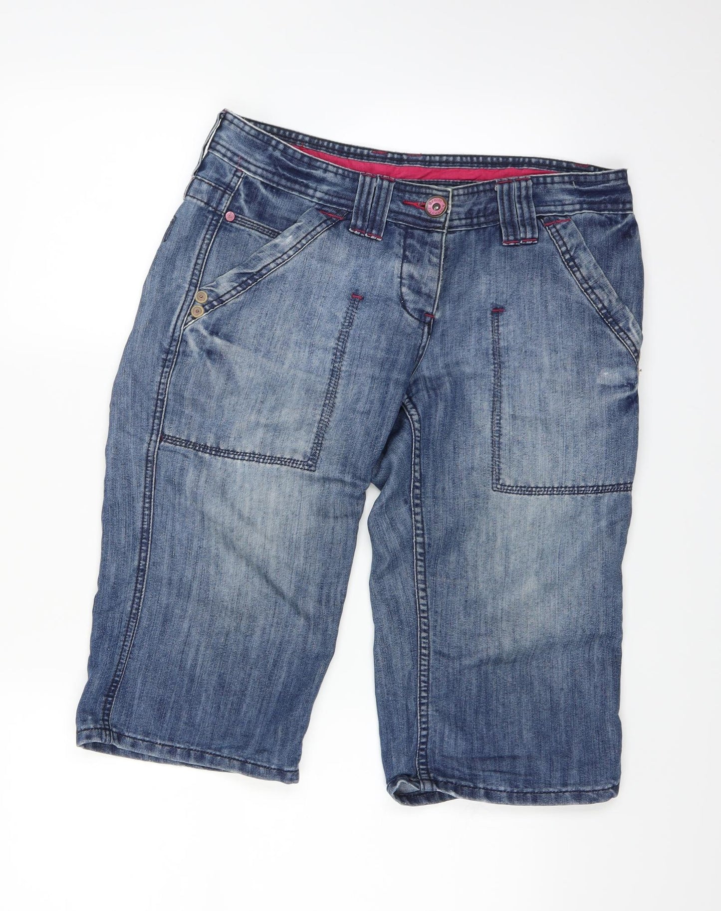 Preworn Womens Blue   Cargo Shorts Size 12