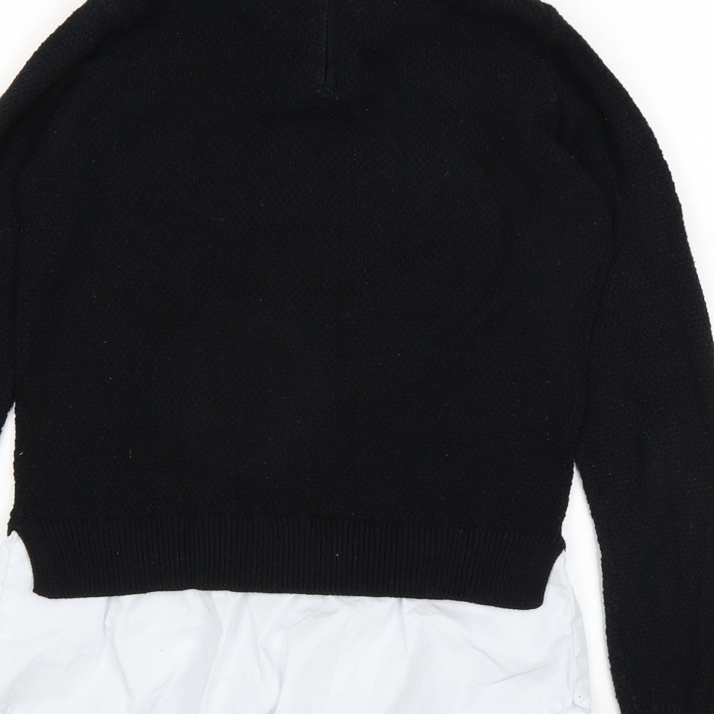 F&F Girls Black   Pullover Jumper Size 12-13 Years