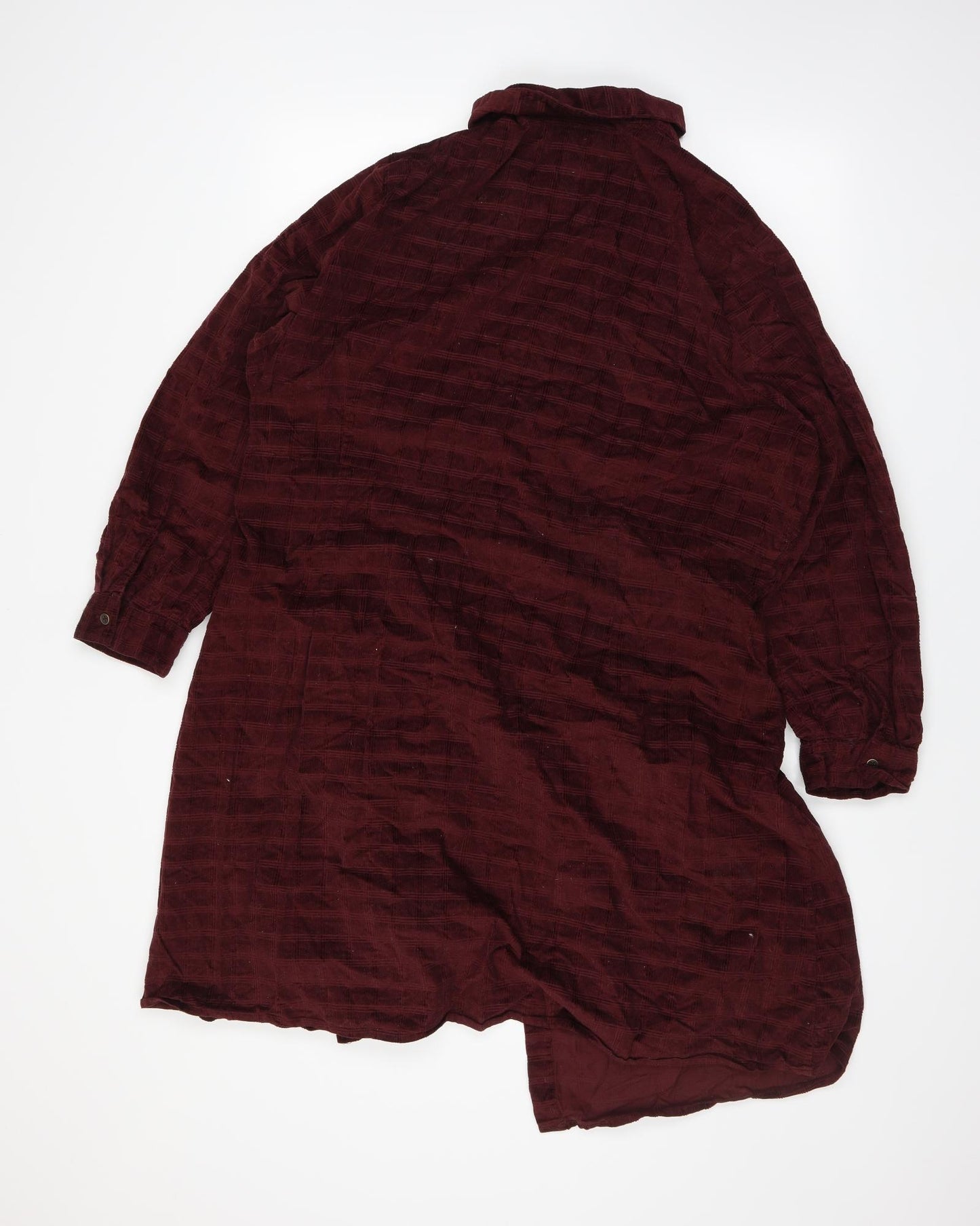 TU Womens Red   Basic Button-Up Size 22
