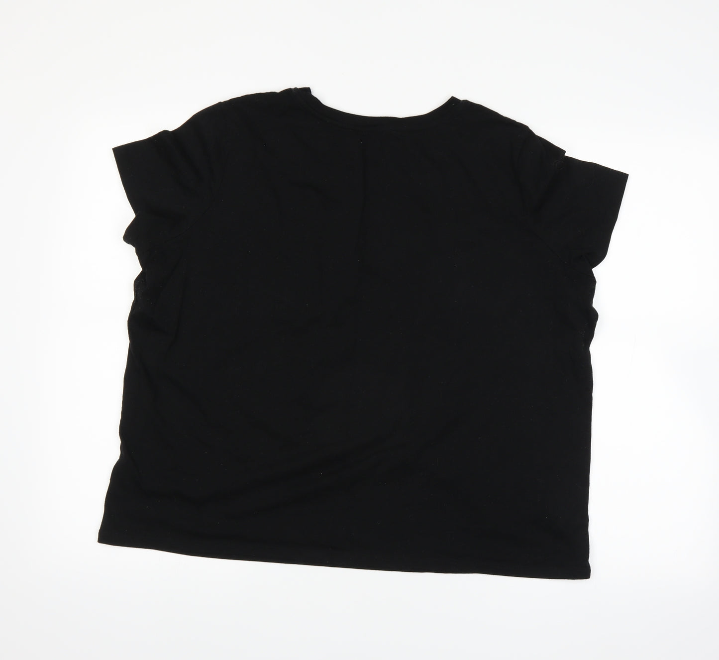 Very Womens Black   Basic T-Shirt Size 20