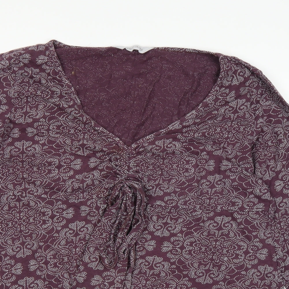 Nomads Womens Purple   Basic T-Shirt Size 18