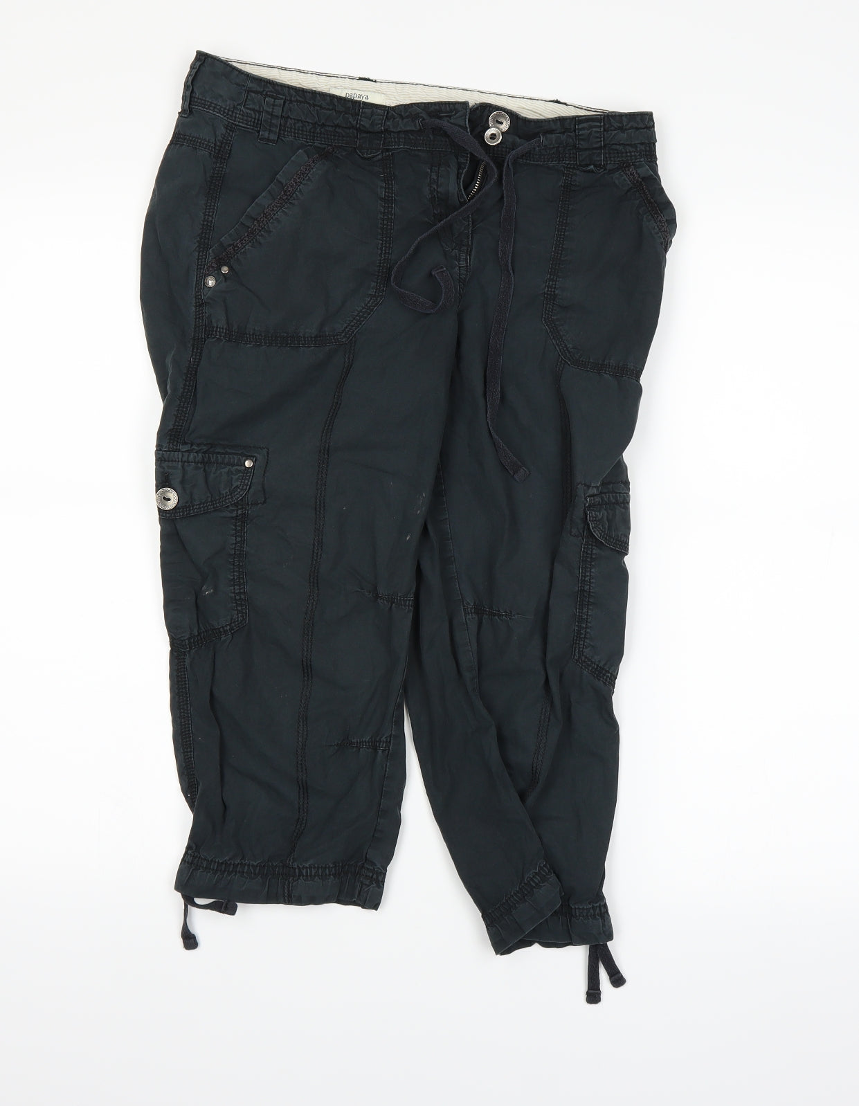 Papaya Womens Blue   Cargo Shorts Size 10