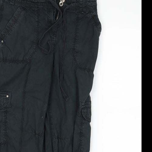 Papaya Womens Blue   Cargo Shorts Size 10